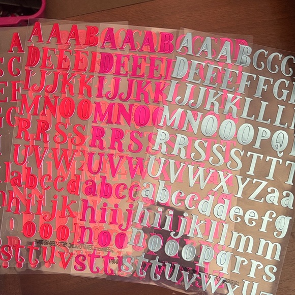Colorful Alphabet Sticker Set - Picture 7 of 10